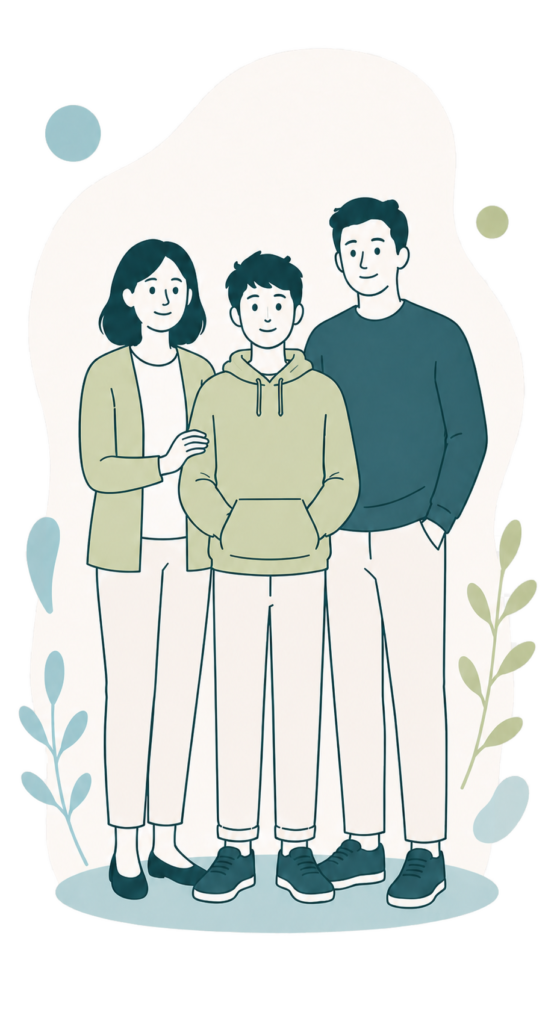 - Supporto psicologico per adolescenti e genitori